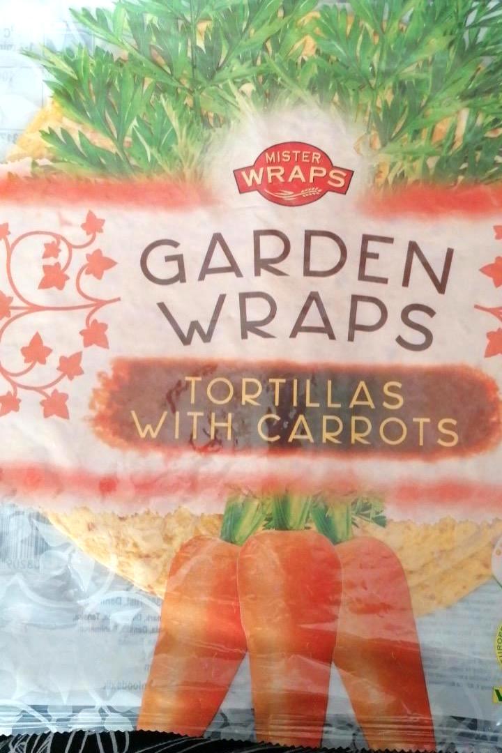 Fotografie - Garden wraps Tortillas with carrots Mister Wraps