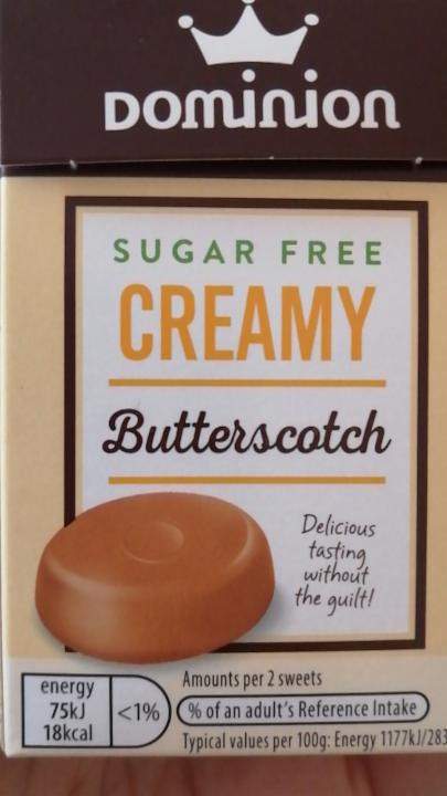 Fotografie - Sugar Free Creamy Butterscotch Dominion
