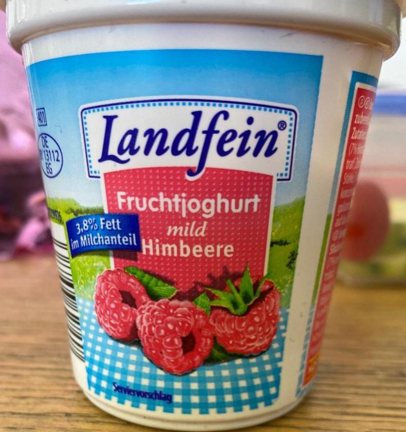 Fotografie - FruchtJoghurt mild 3,8% Himbeere Landfein
