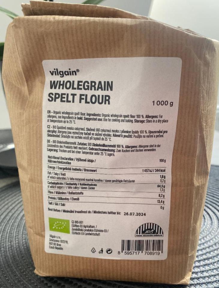 Fotografie - Bio Wholegrain Spelt Flour Vilgain
