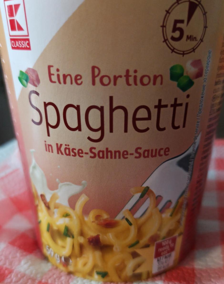 Fotografie - Spaghetti in Käse-Sahne-Sauce K-Classic