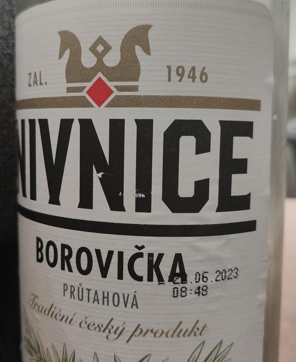 Fotografie - Borovička průtahová 37,5% Nivnice