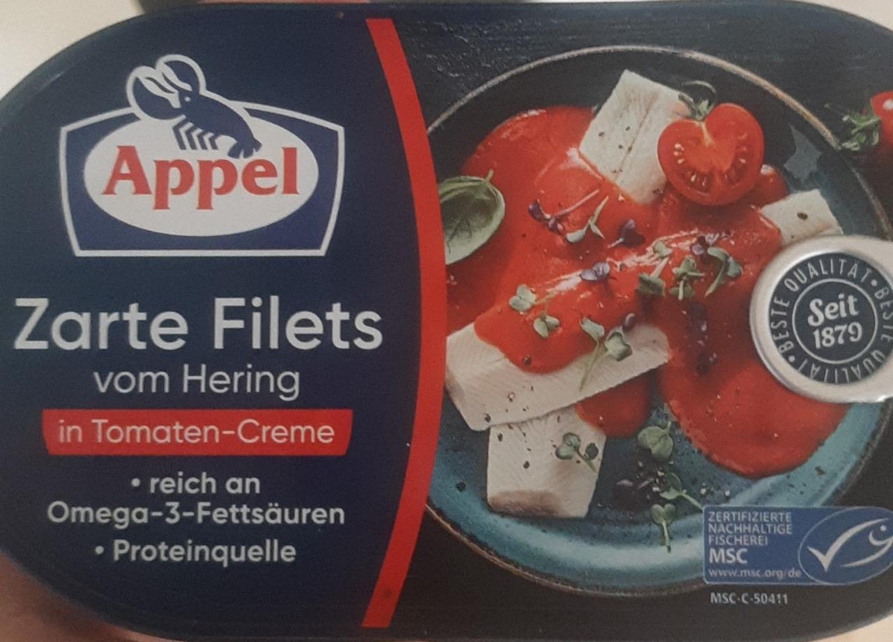 Fotografie - Zarte Filets vom Hering in Pfeffer-Creme Appel