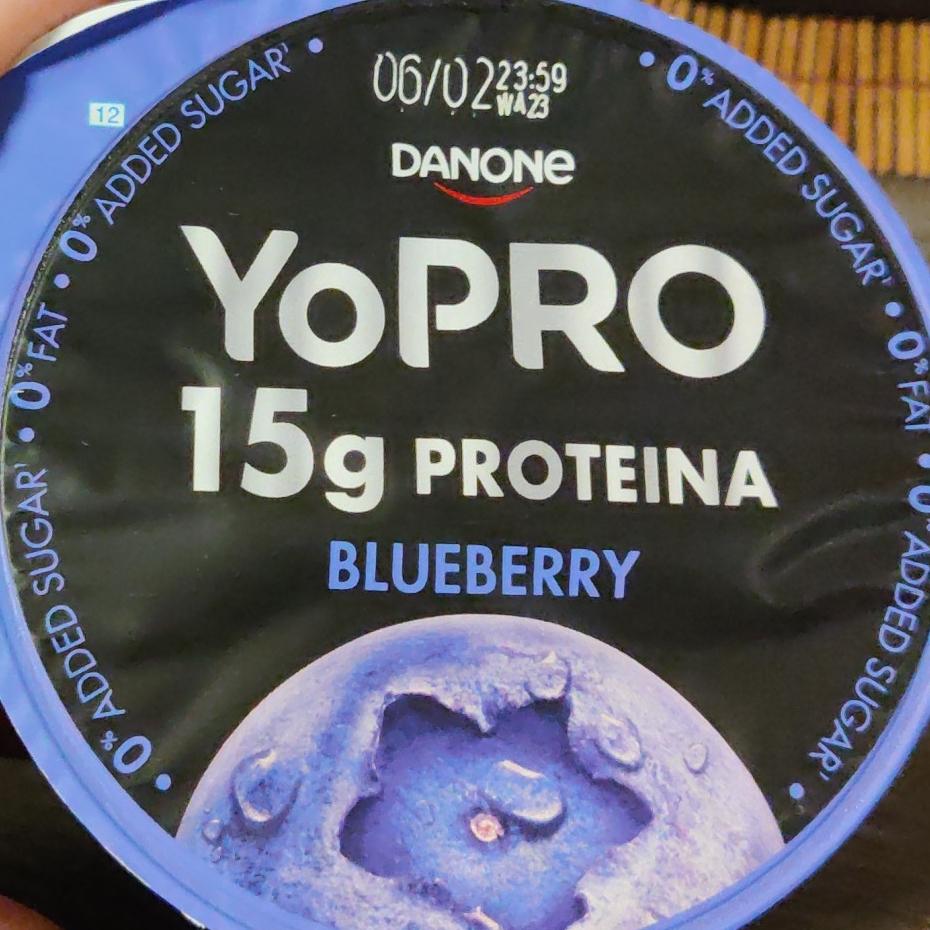 Fotografie - YoPro 15g proteina Blueberry Danone