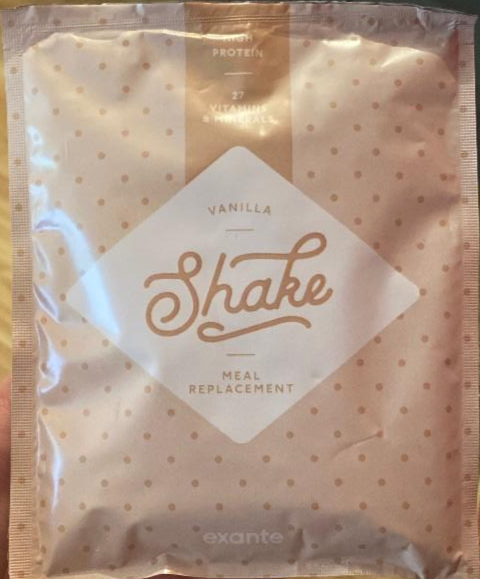 Fotografie - Shake meal replacement vanilla Exante