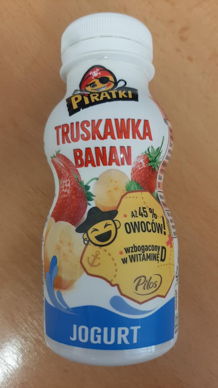 Fotografie - Jogurt Truskawka Banan Piratki