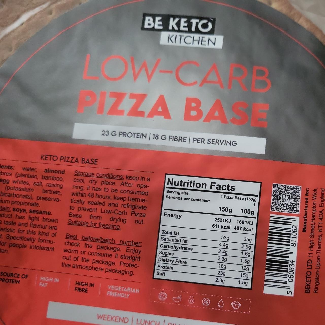 Fotografie - Low-carb pizza base BeKeto