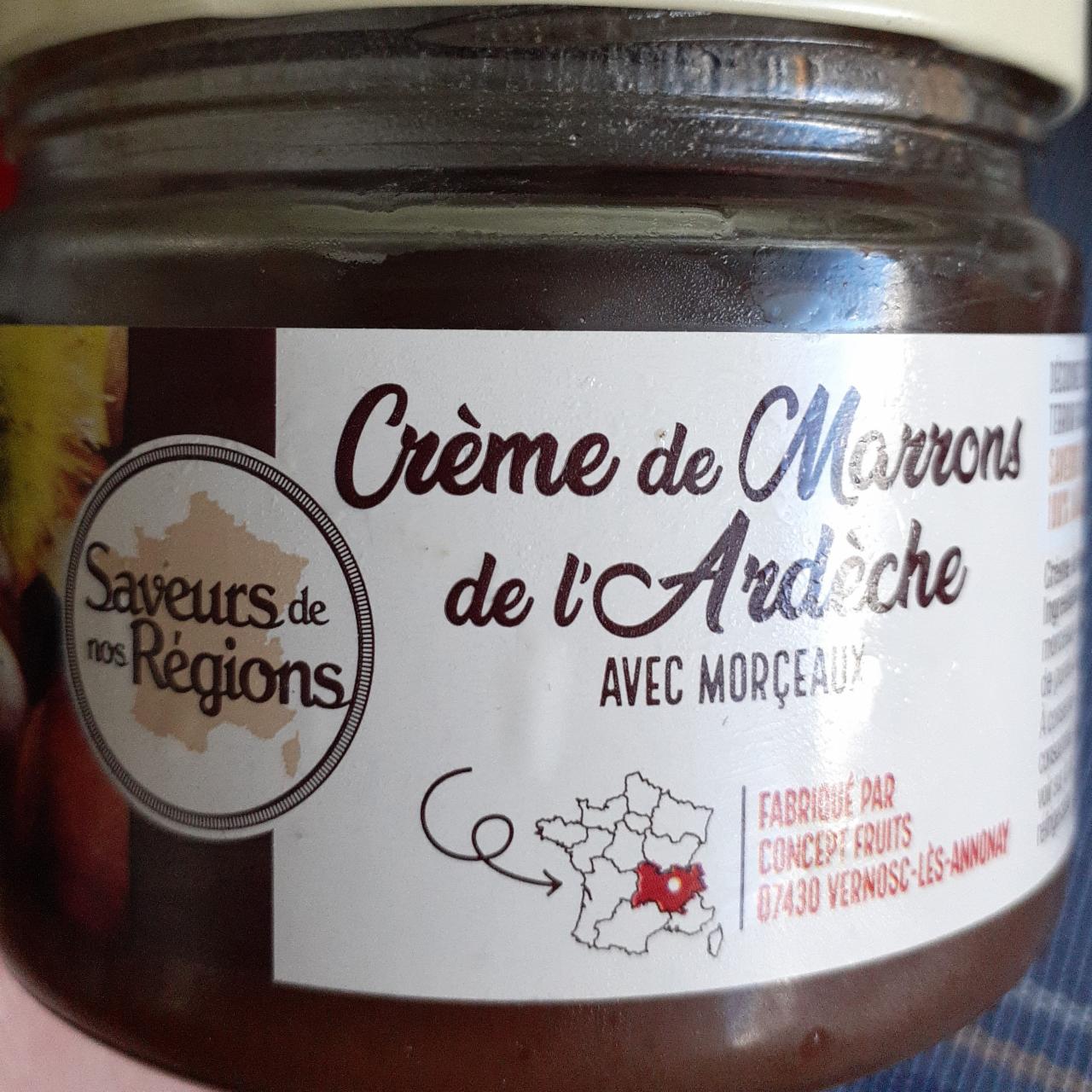 Fotografie - Crème de marrons de l'Ardèche avec morçeaux Saveurs de nos Régions