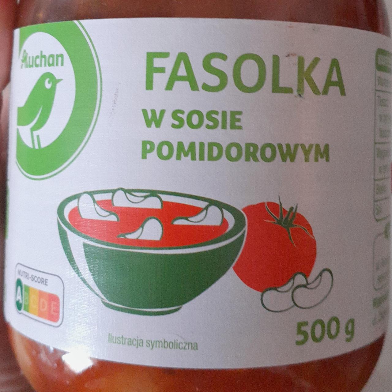Fotografie - Fasolka w sosie pomidorowym Auchan
