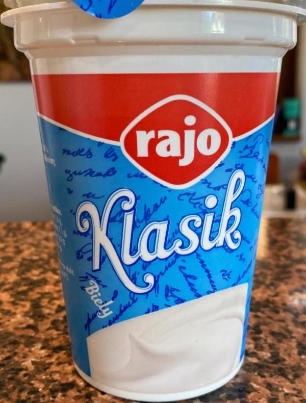 Fotografie - Klasik jogurt biely tuk 1,8% Rajo