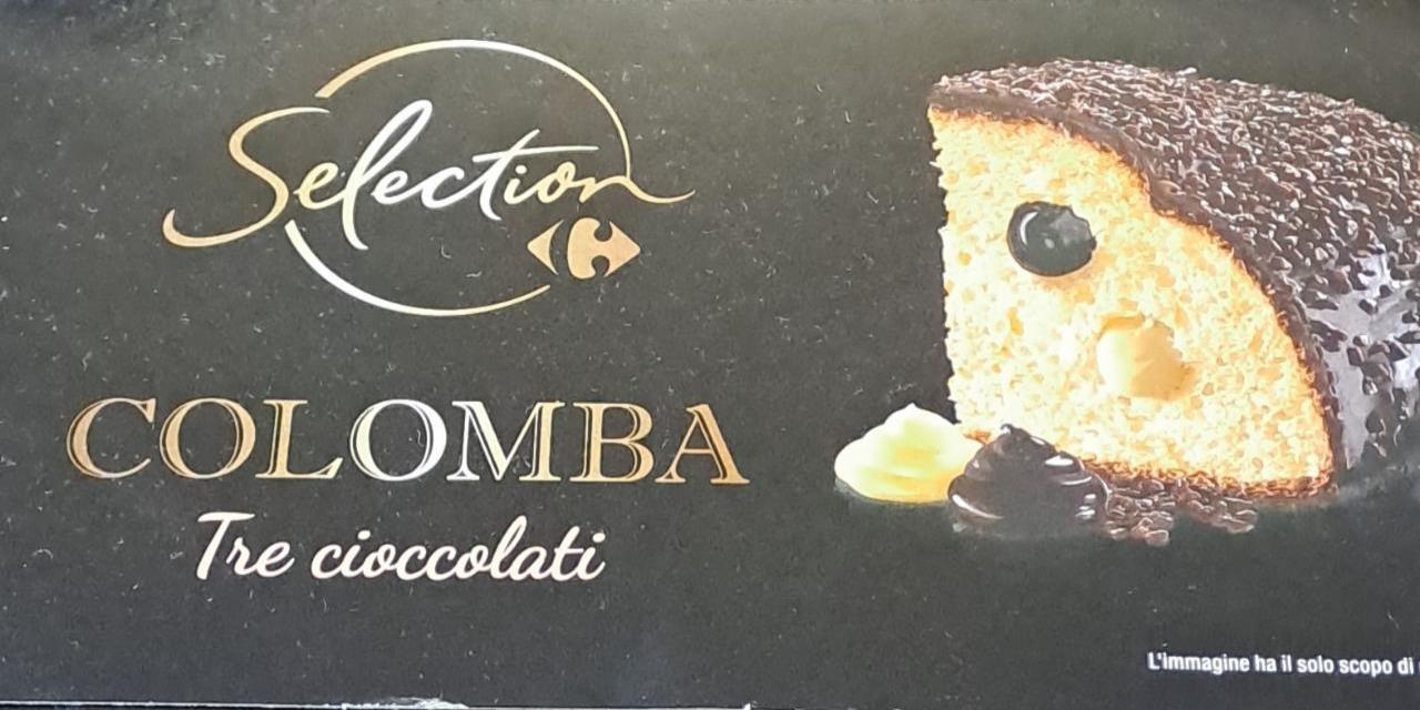 Fotografie - Colomba Tre cioccolati Carrefour Selection