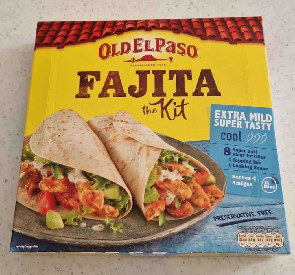 Fotografie - Fajita the kit extra mild super tasty Old El Paso