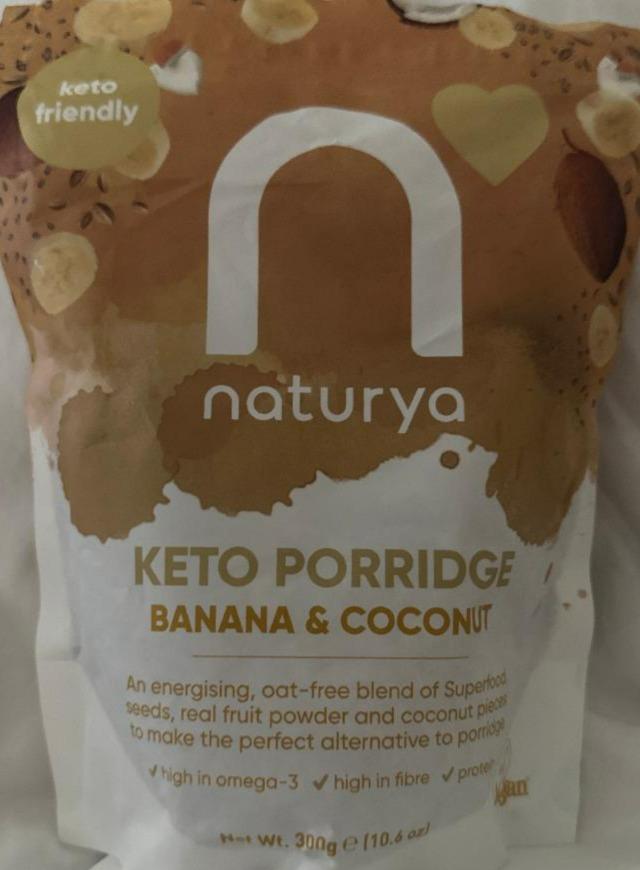 Fotografie - Keto Porridge Banana & Coconut Naturya