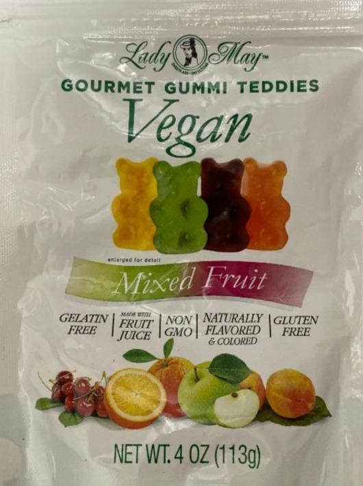Fotografie - Gourmet gummi teddies Vegan Mixed fruit Lady May