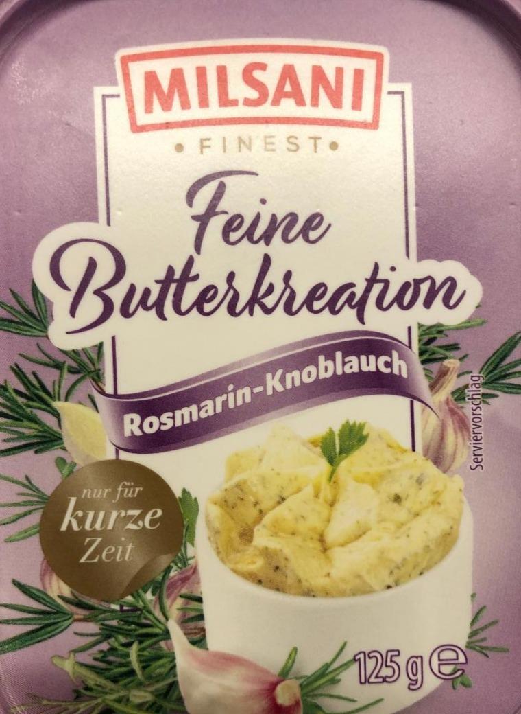 Fotografie - Fiene butterkreation Rosmarin-Knoblauch Milsani