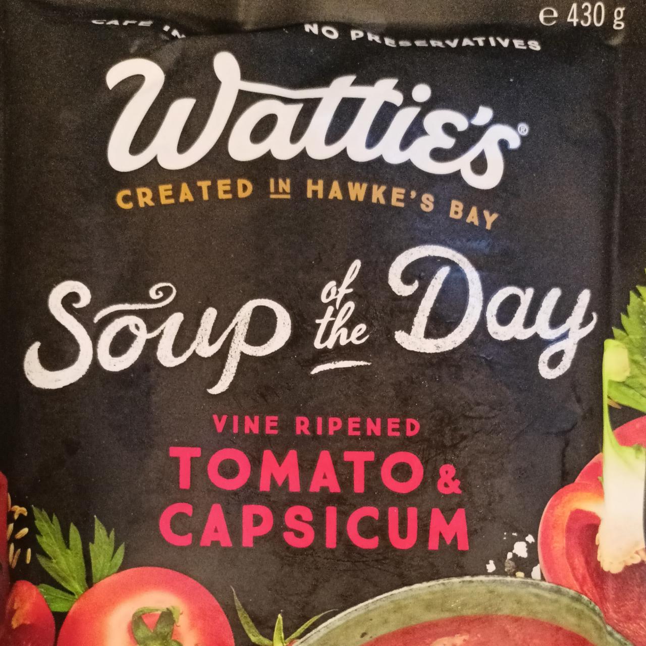 Fotografie - Soup of the day Tomato & Capsicum Wattie's