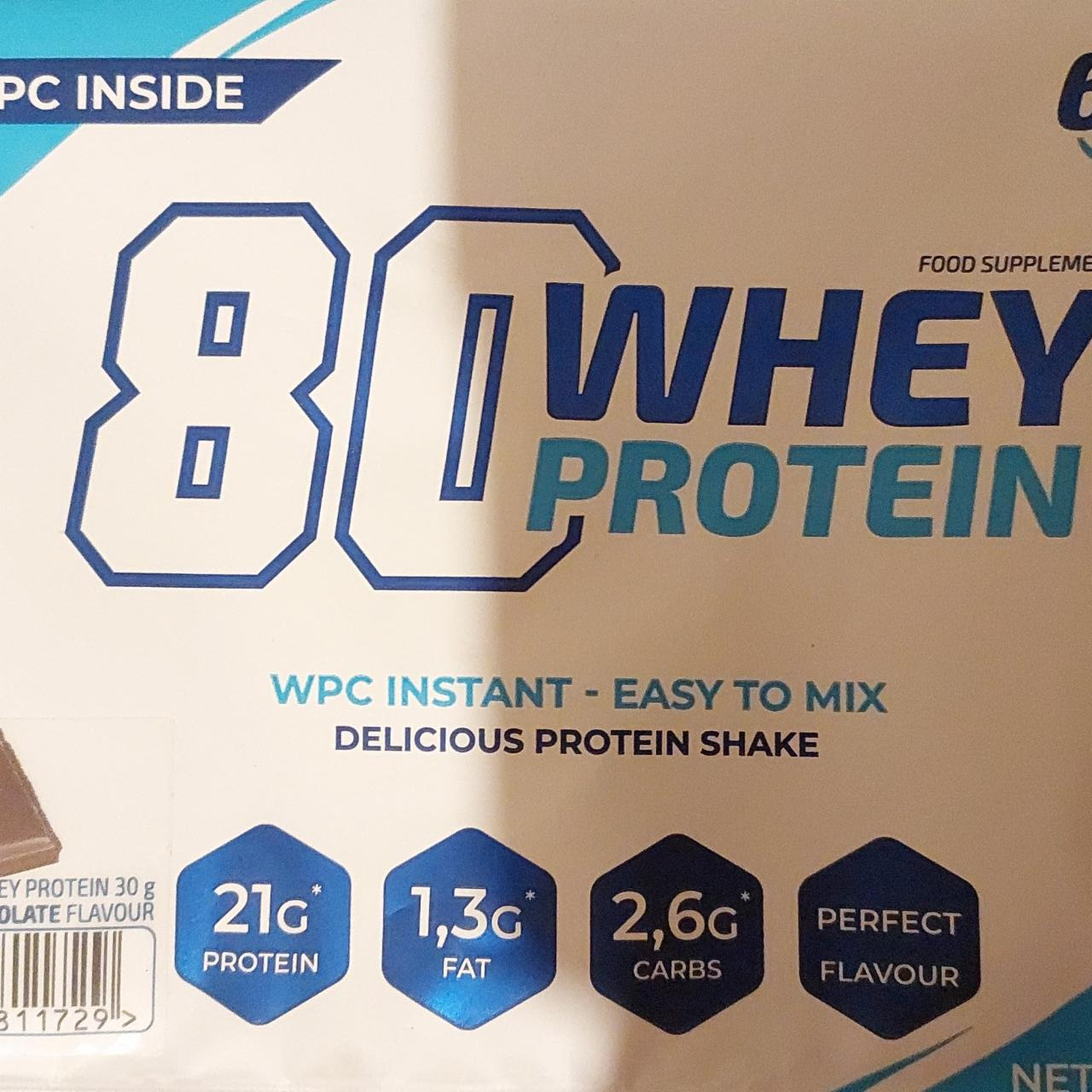 Fotografie - 80 Whey protein Chocolate flavour 6PAK Nutrition