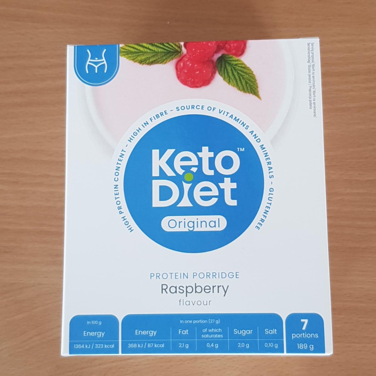 Fotografie - Protein porridge Raspberry flavour KetoDiet