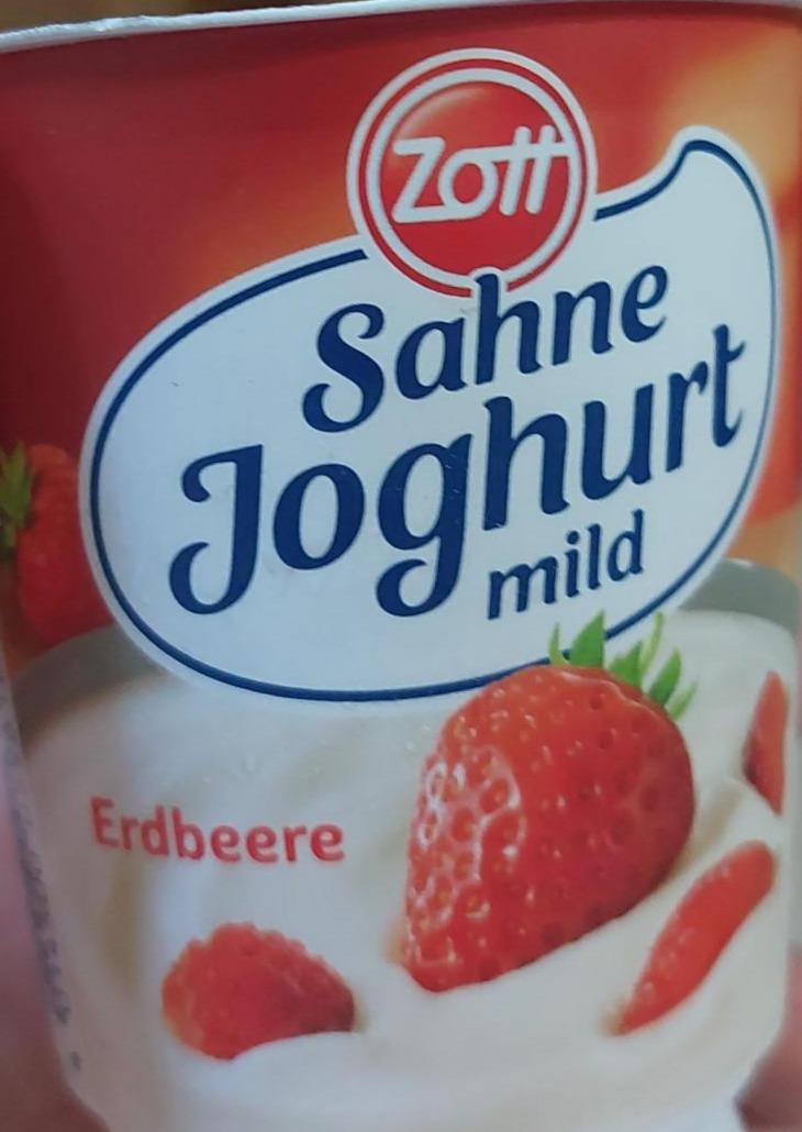 Fotografie - Sahne Joghurt mild Erdbeere Zott
