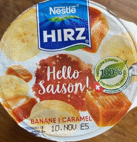 Fotografie - HIRZ Hello Saison Banane Caramel Nestlé