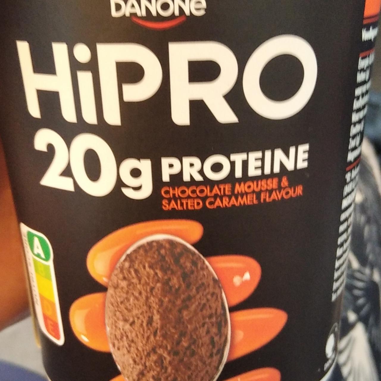 Fotografie - HiPRO 20g Proteine Chocolate mousse & salted caramel Danone