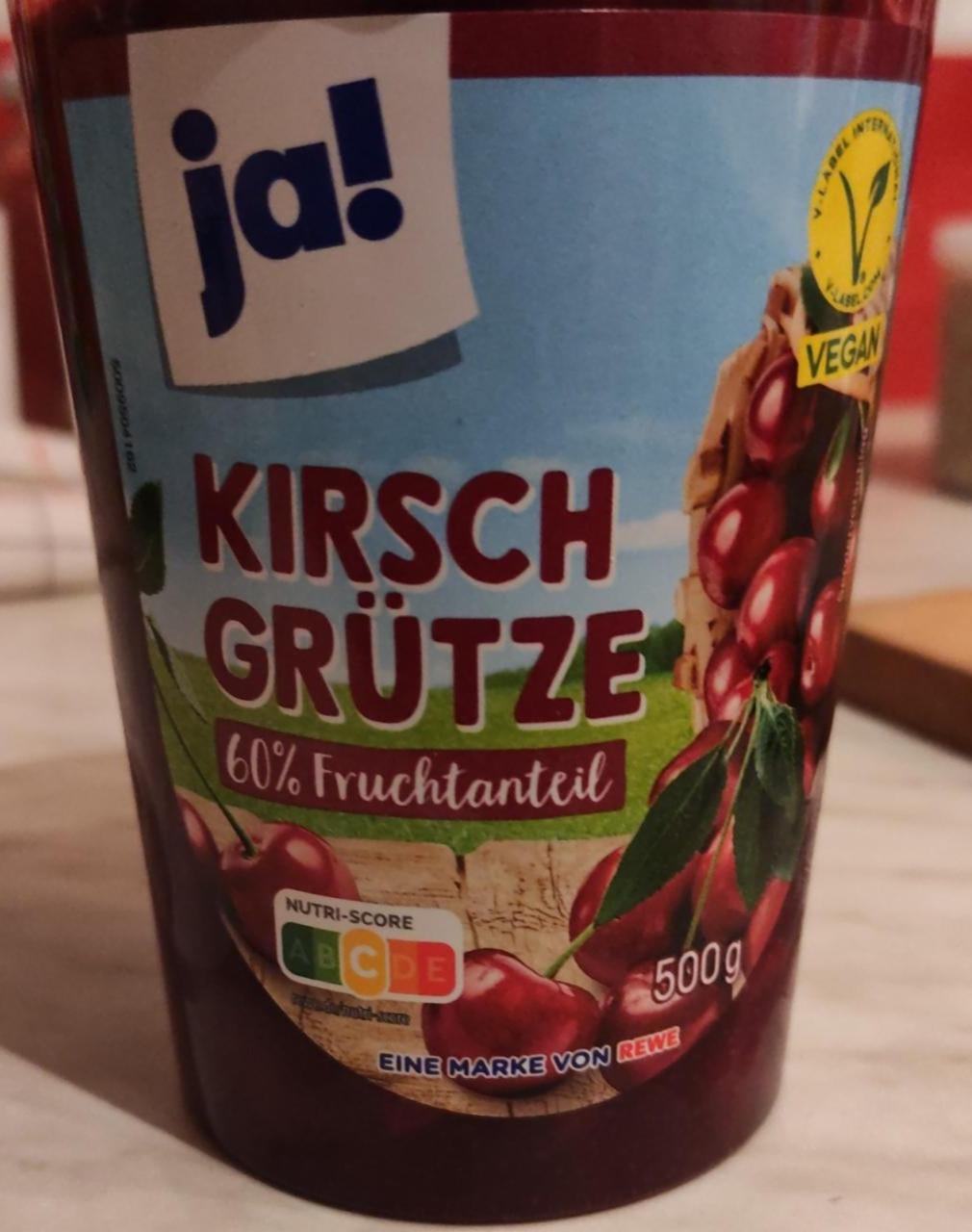 Fotografie - Kirsch Grütze 60% Fruchtanteil Ja!