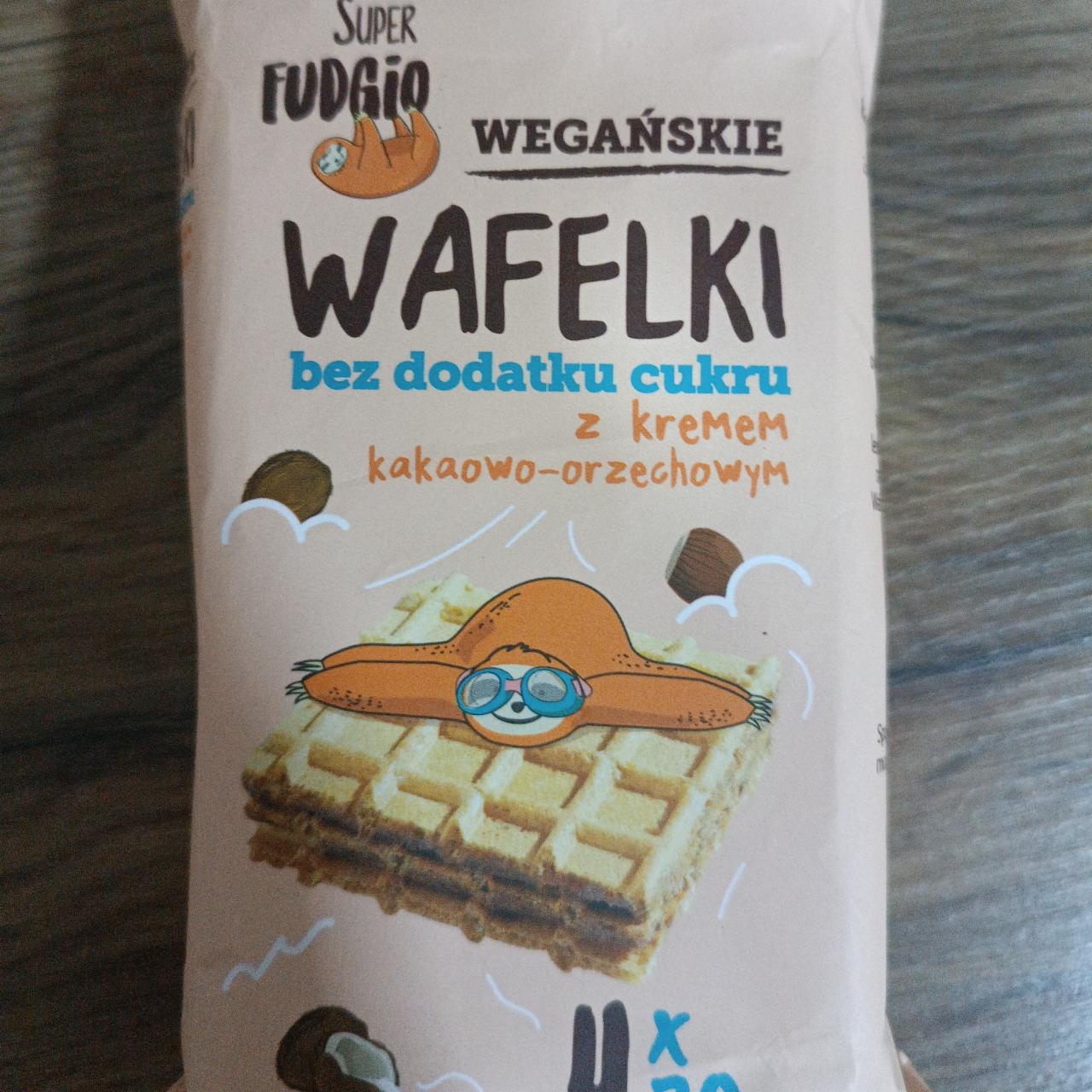 Fotografie - Wegańskie wafelki z kremem kakaowo-orzechowym Super Fudgio