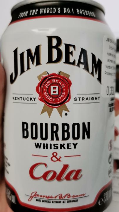 Fotografie - Bourbon Whiskey & Cola Jim Beam