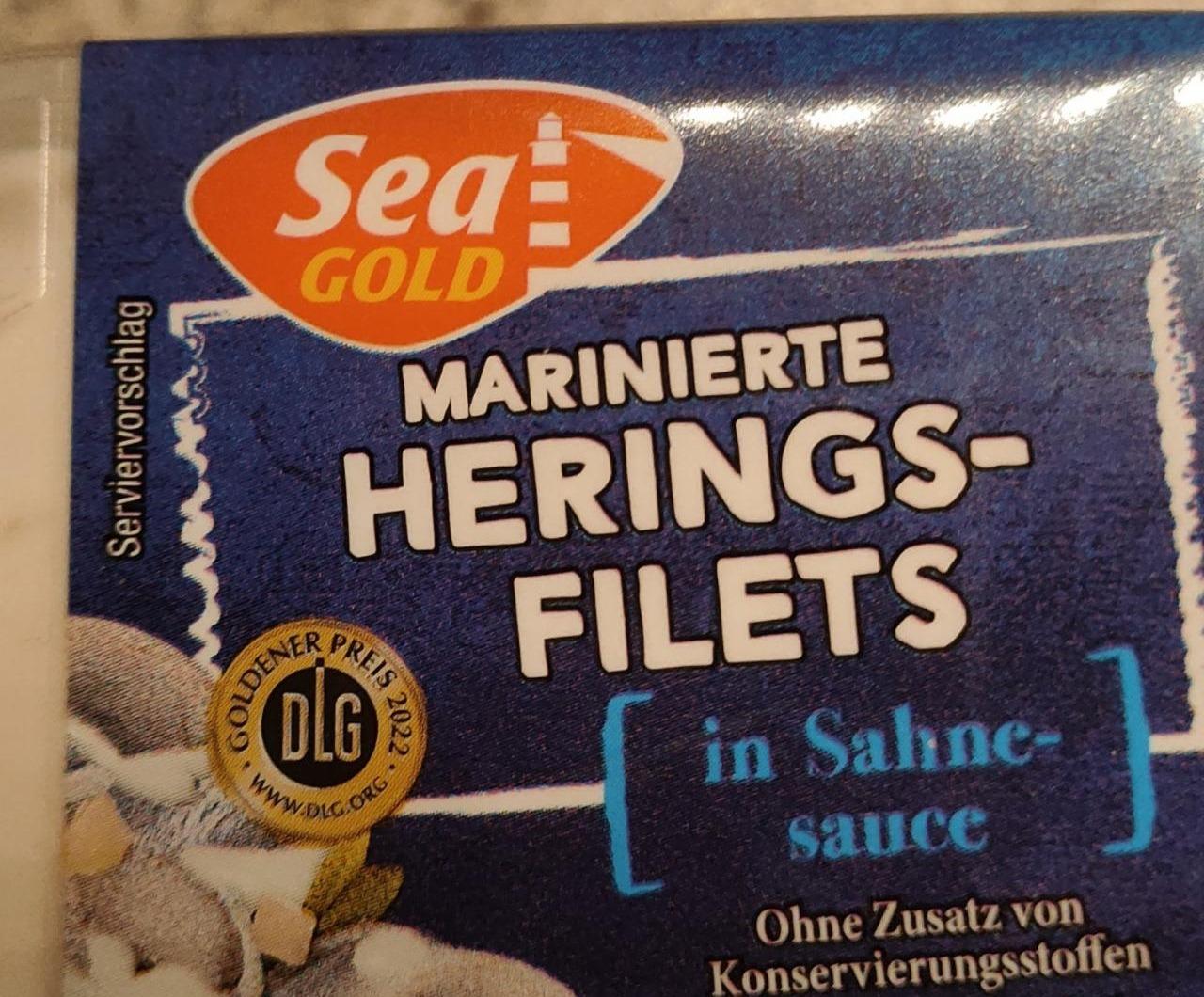 Fotografie - Marinierte Heringsfilets in Sahne Sauce Sea Gold