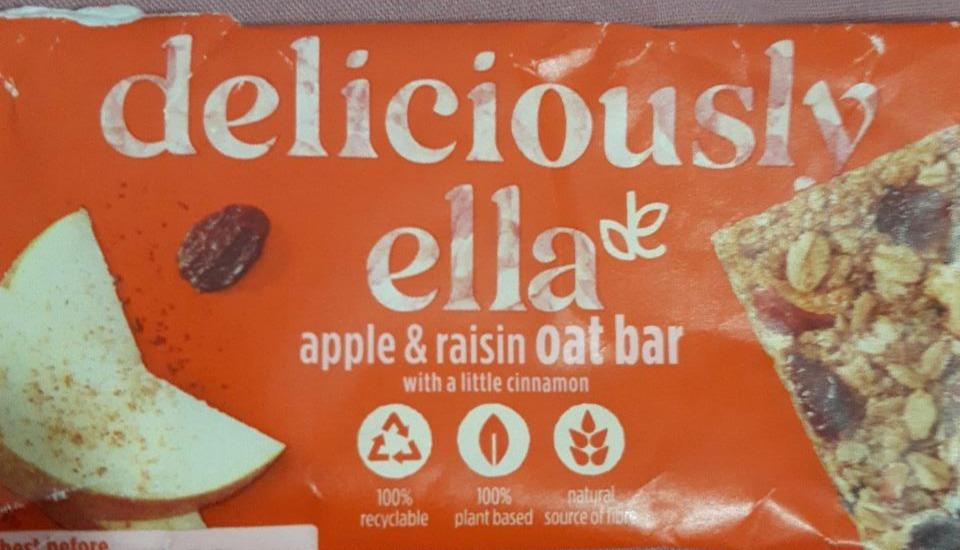 Fotografie - Delicously Ella apple & raisin oat bar