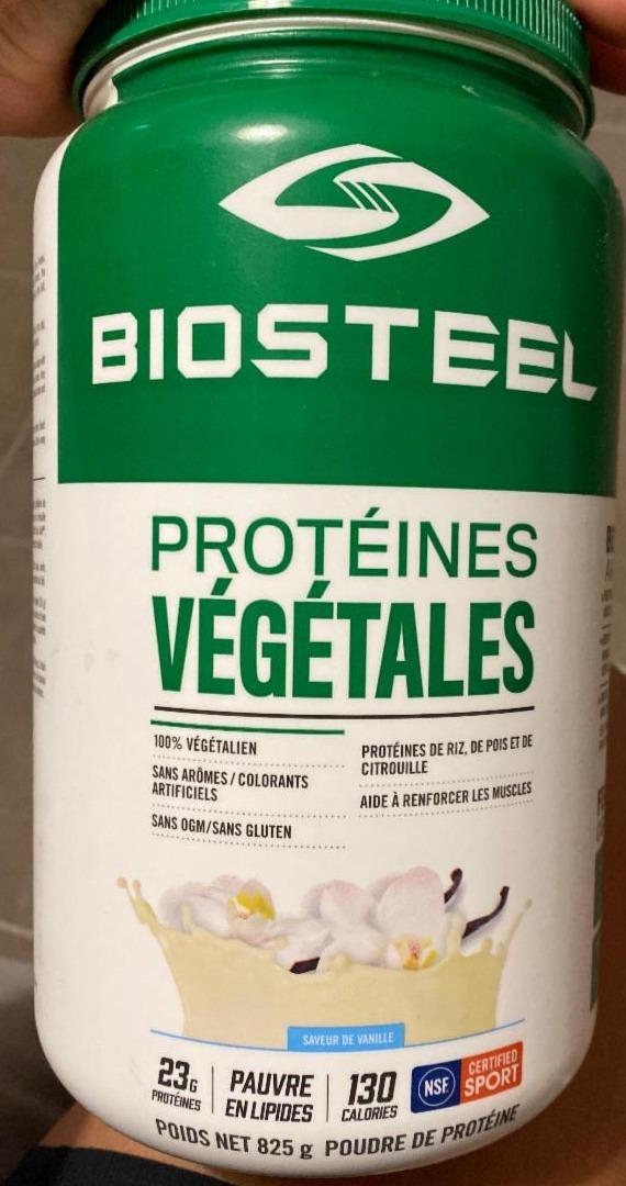 Fotografie - Protéines Végétales Saveur de Vanille BioSteel