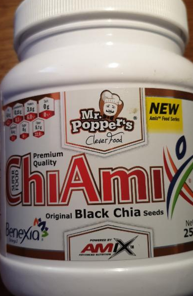 Fotografie - Chiamix original black chia seeds Amix Nutrition