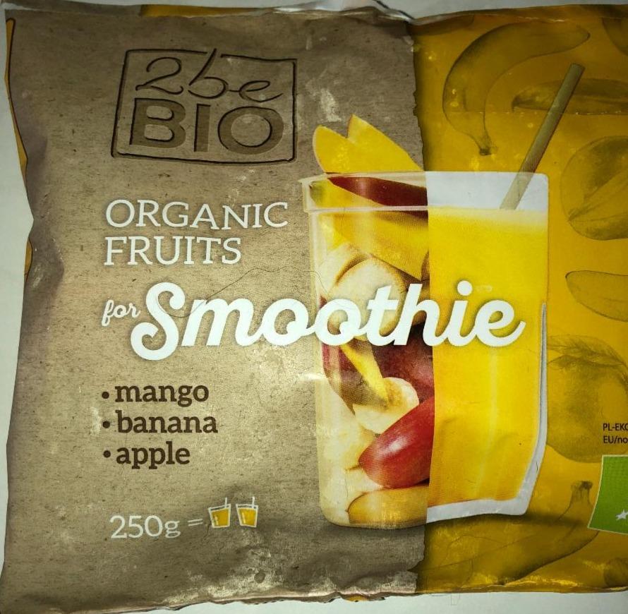 Fotografie - Organic fruits for Smoothie (mango, banana, apple) 2be Bio