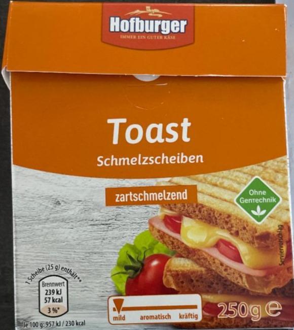 Fotografie - Toast Schmelzscheiben Hofburger