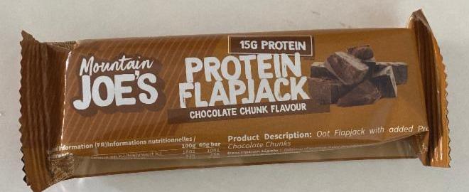 Fotografie - Protein Flapjack Chocolate Chunk Mountain Joe's