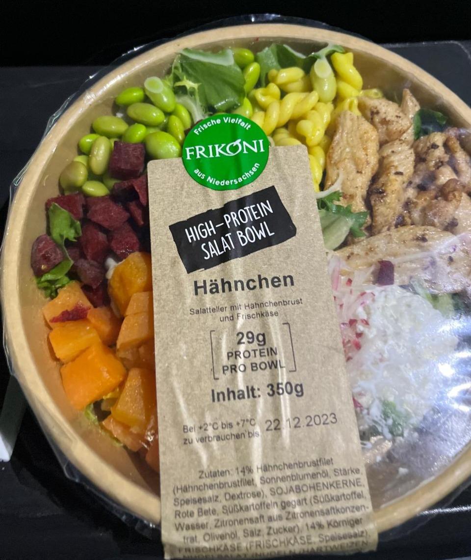 Fotografie - High-Protein Salat Bowl Hähnchen Frikoni