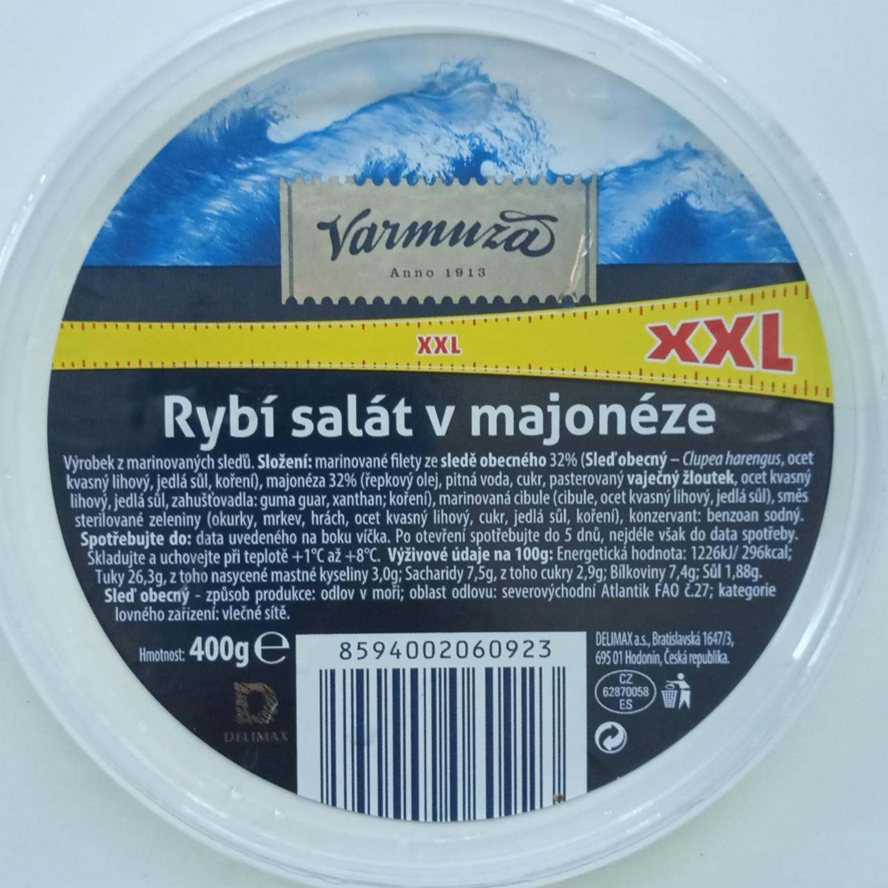 Fotografie - Rybí salát v majonéze XXL Varmuža