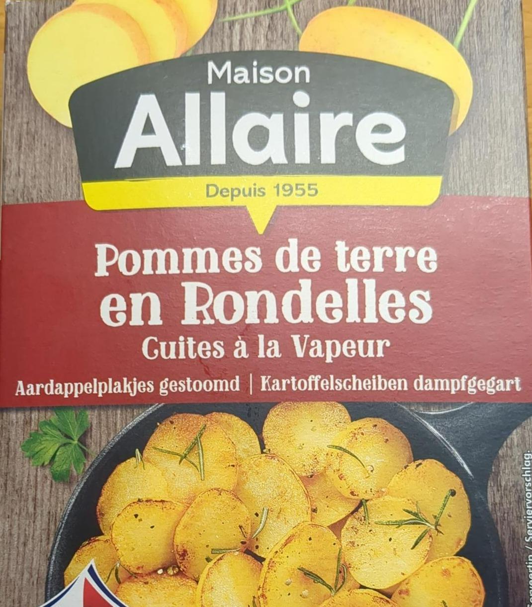 Fotografie - Pommes de terre en Rondelles Maison Allaire