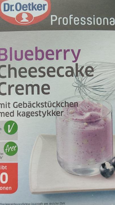 Fotografie - Blueberry Cheesecake Creme Dr.Oetker