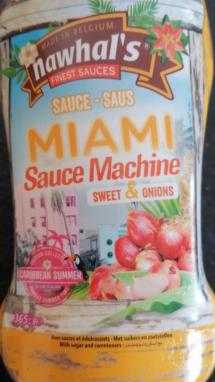 Fotografie - Miami Sauce Machine sweet & onion Nawhal's Finest Sauces