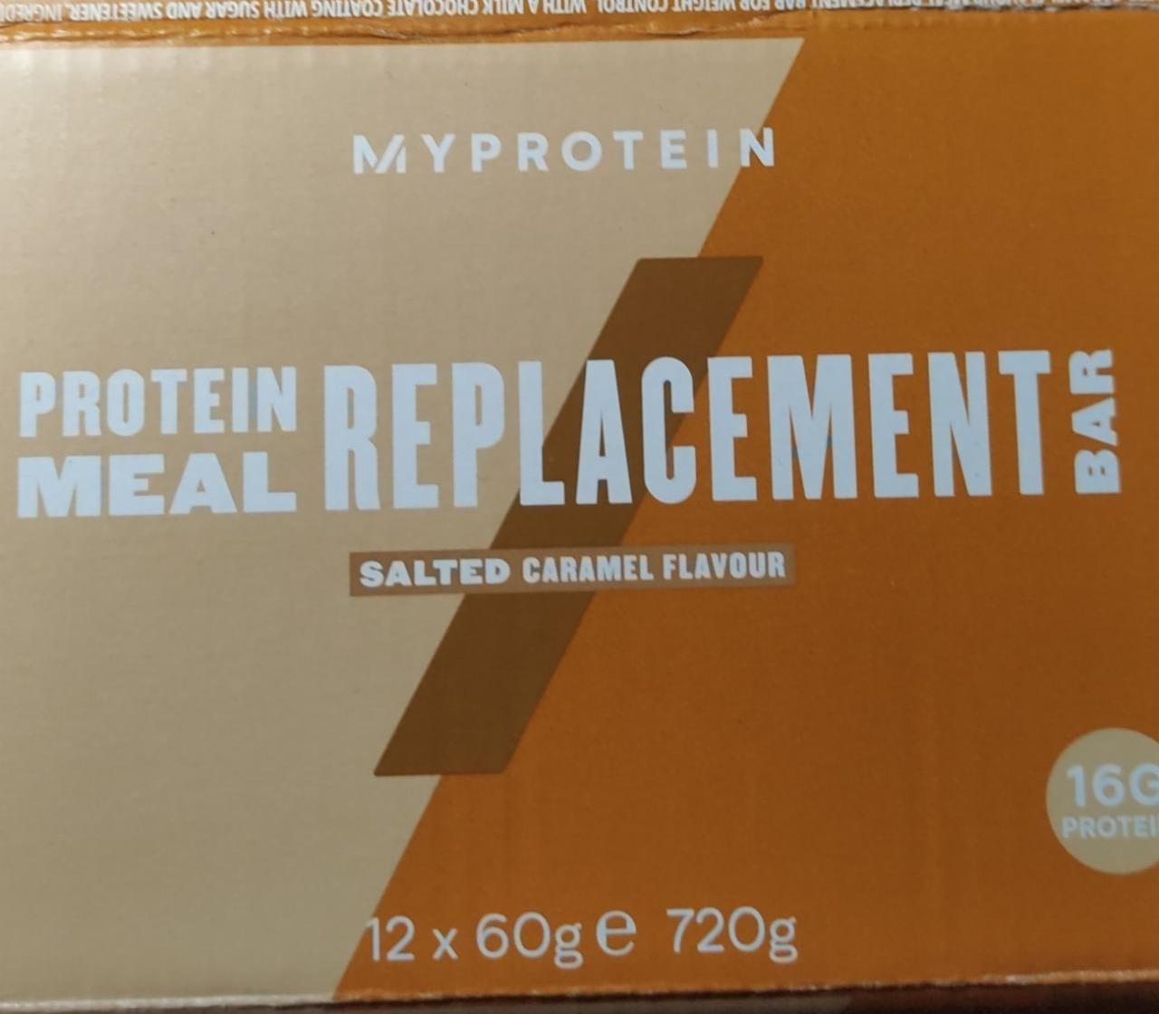 Fotografie - Protein Meal Replacement Bar Salted Caramel Myprotein