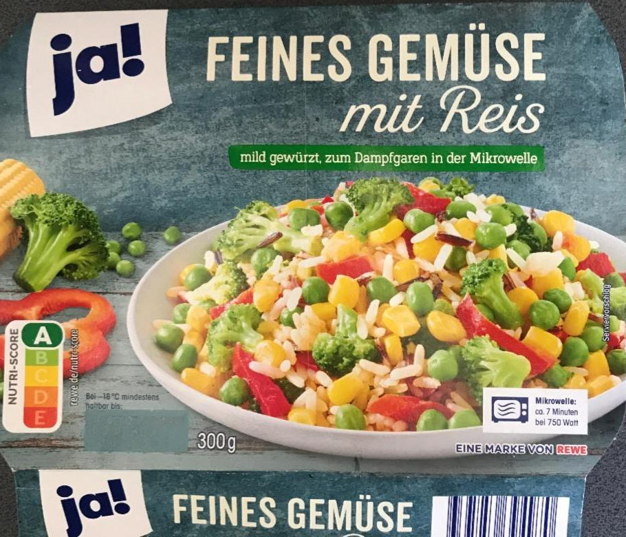Fotografie - Feines Gemüse mit Reis mild gewürzt Ja!