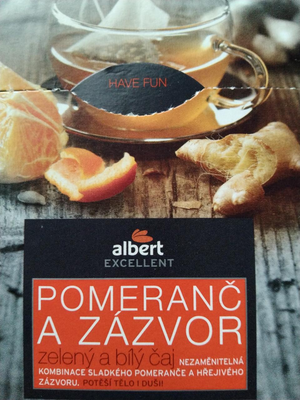 Fotografie - Čaj pomeranč a zázvor Albert