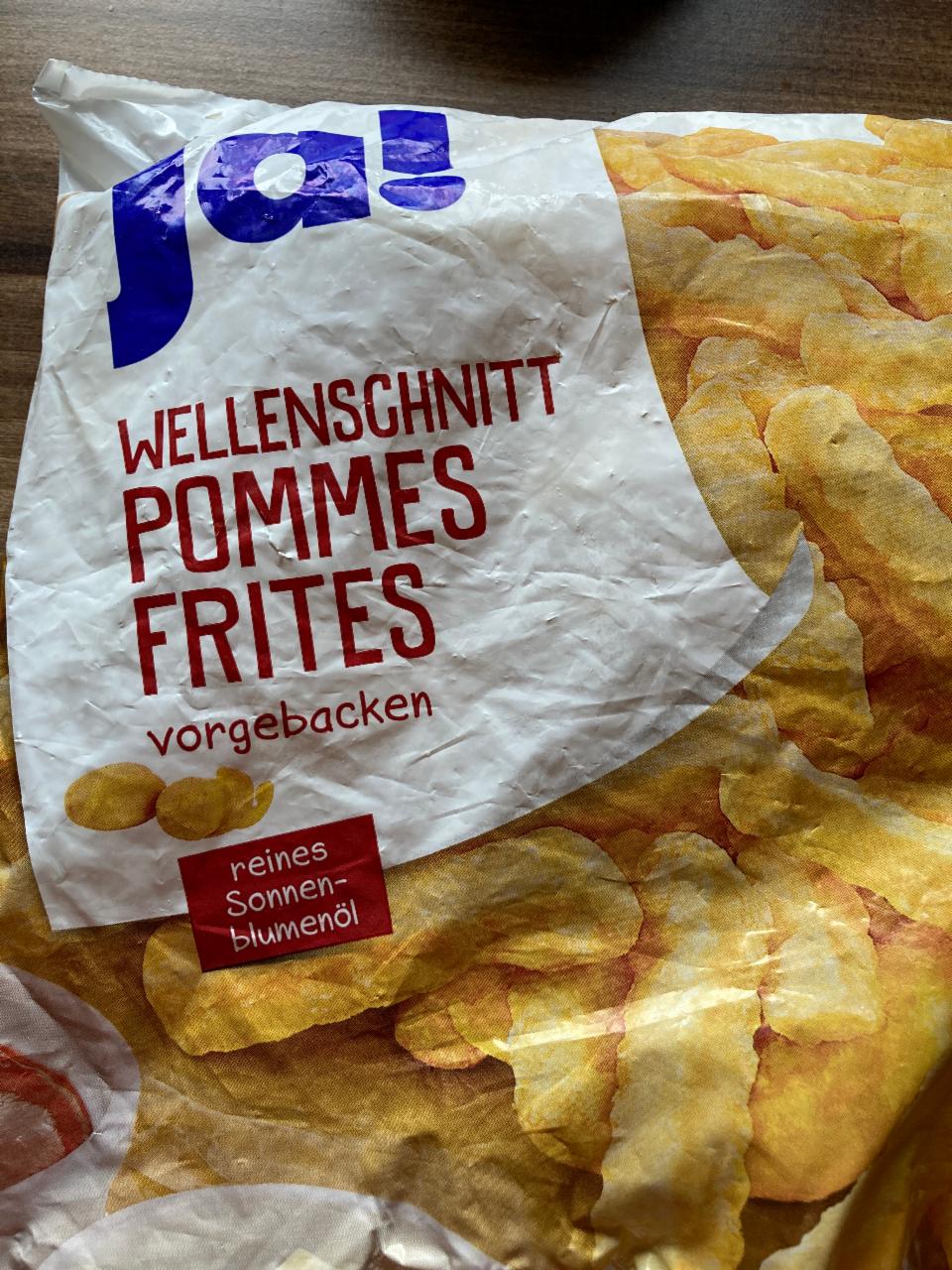 Fotografie - Wellenschnitt pommes frites Ja!