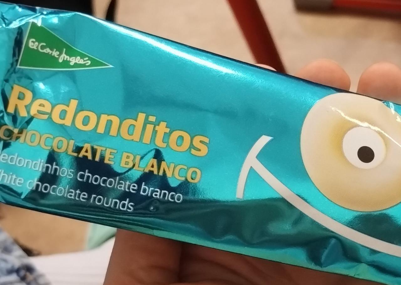 Fotografie - Redonditos Chocolate Blanco El corte Inglés