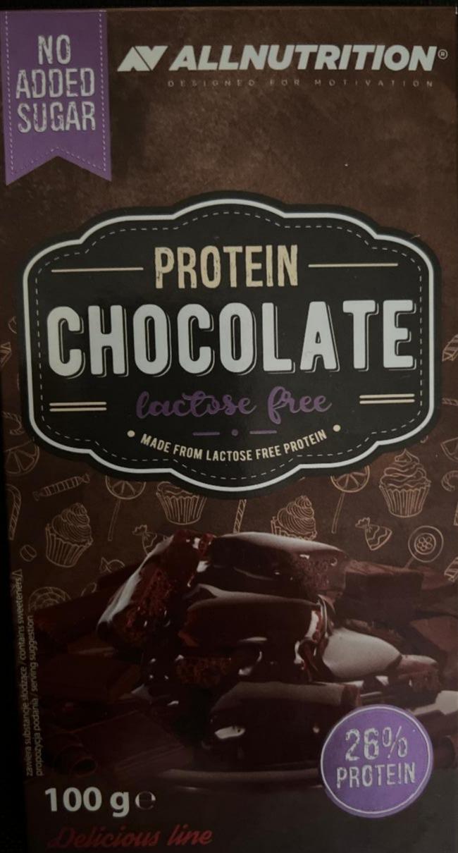 Fotografie - Protein Chocolate Lactose Free AllNutrition