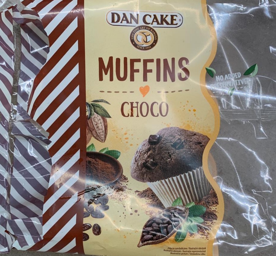 Fotografie - Mufiny čokoládové Dan Cake