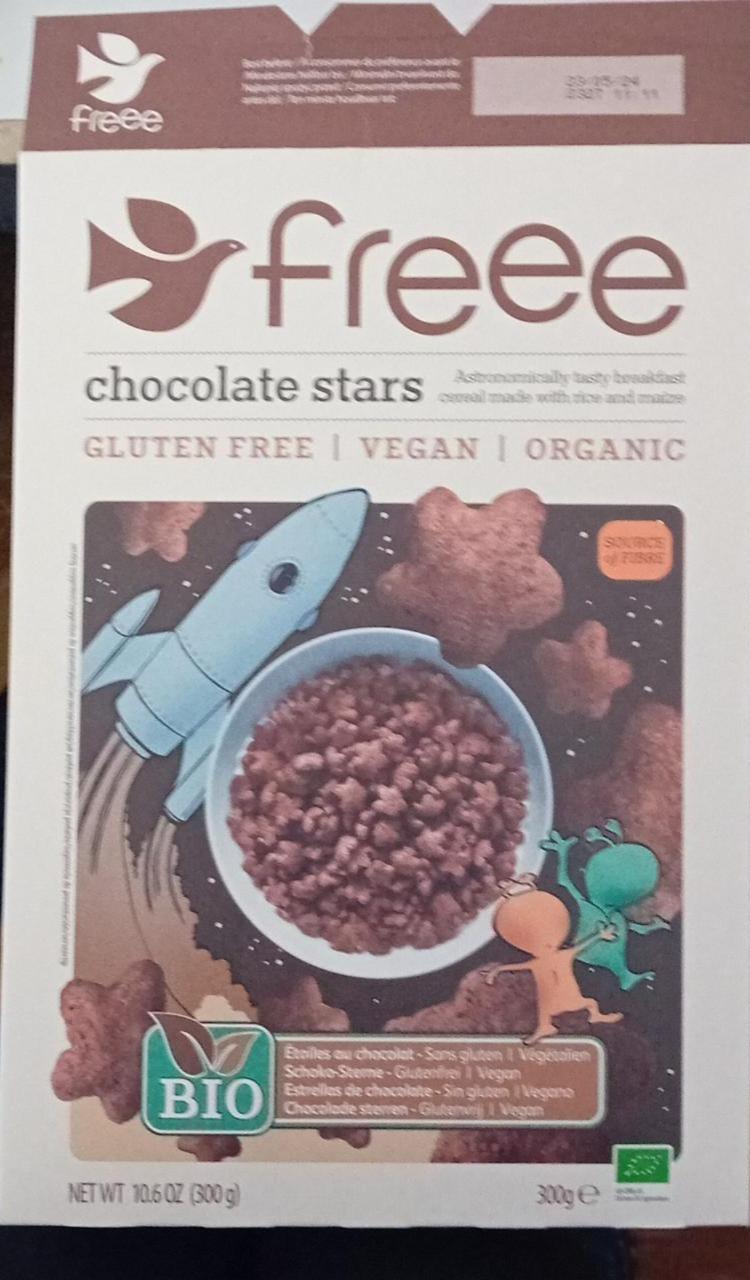 Fotografie - chocolate stars gluten free vegan Freee