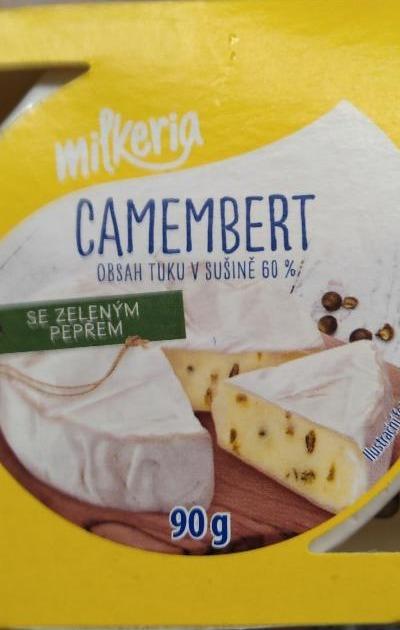Fotografie - Camembert se zeleným pepřem Milkeria