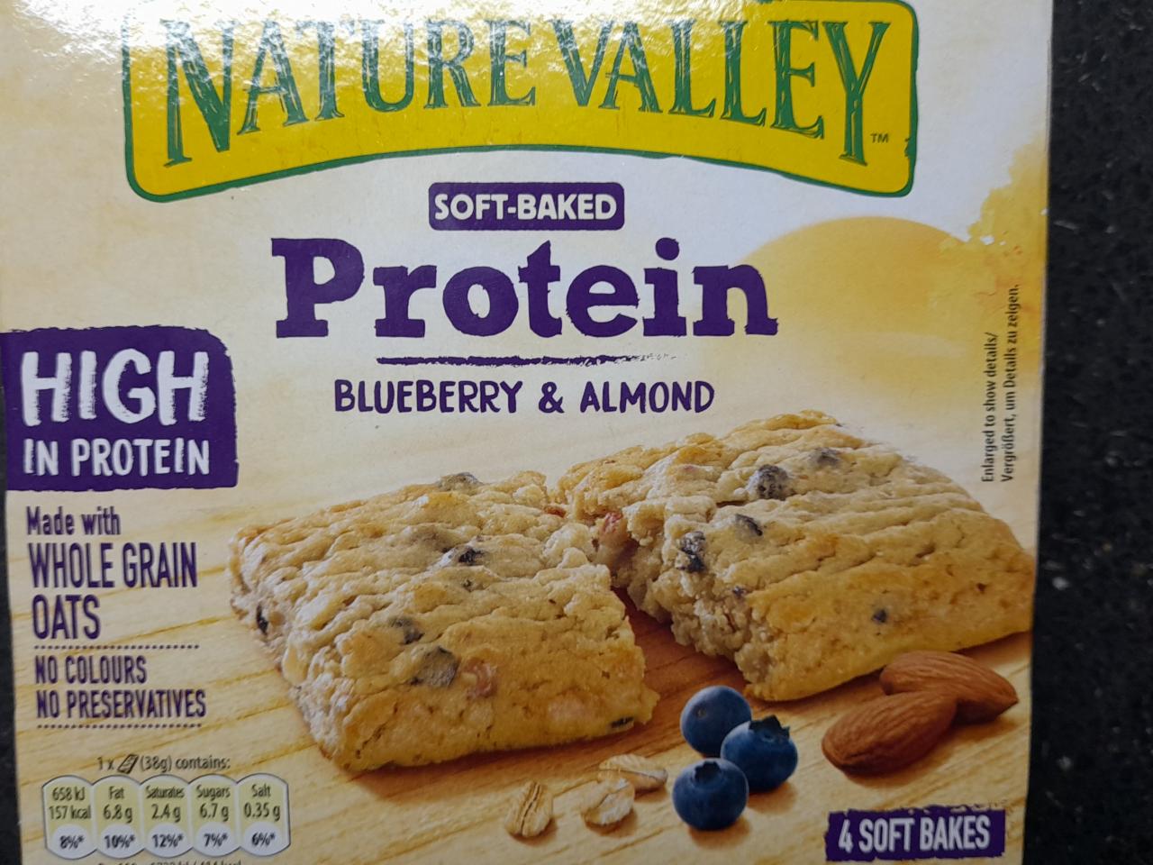 Fotografie - Soft-Baked Protein blueberry & almond Nature Valley
